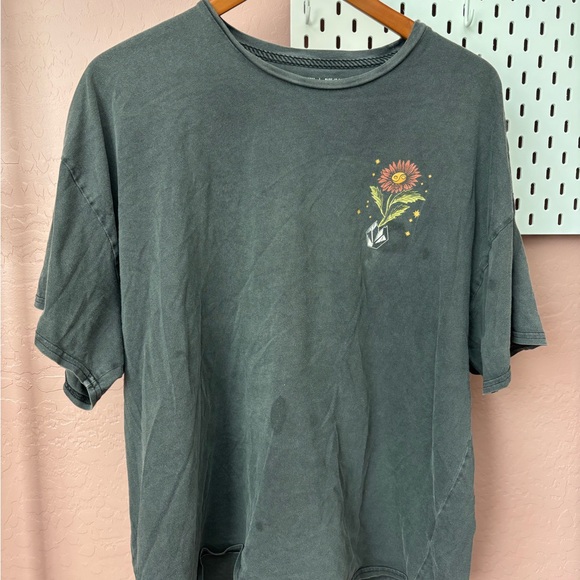 Volcom Organic Cotton Gray T-Shirt - Picture 1 of 3